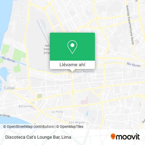 Mapa de Discoteca Cat's Lounge Bar