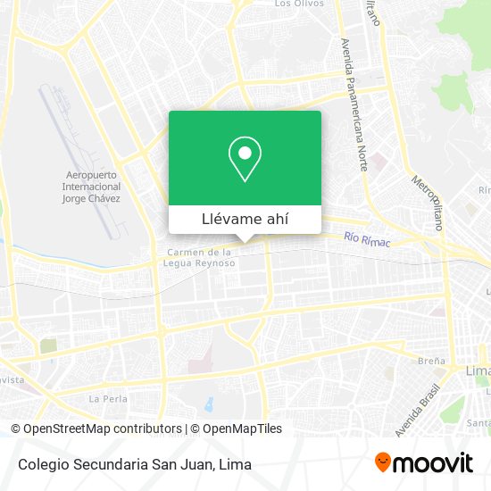 Mapa de Colegio Secundaria San Juan