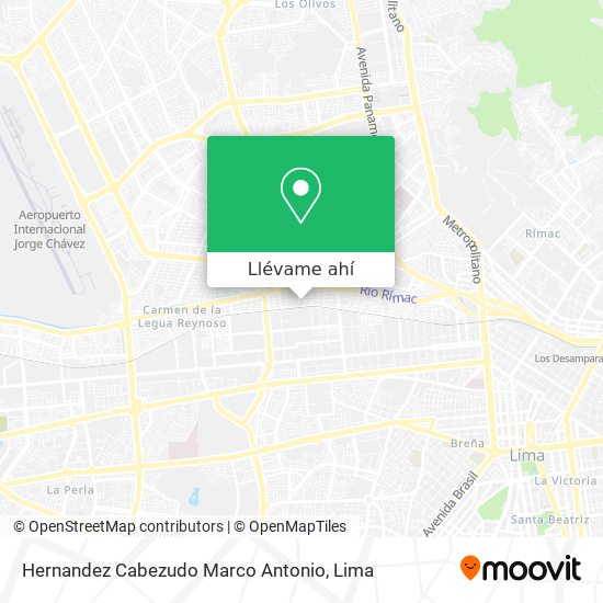 Mapa de Hernandez Cabezudo Marco Antonio