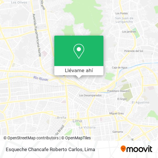 Mapa de Esqueche Chancafe Roberto Carlos
