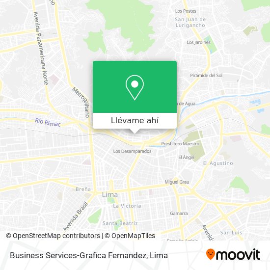 Mapa de Business Services-Grafica Fernandez