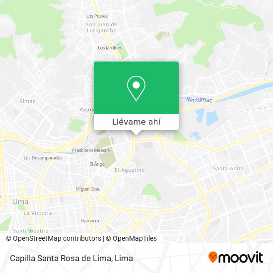 Mapa de Capilla Santa Rosa de Lima