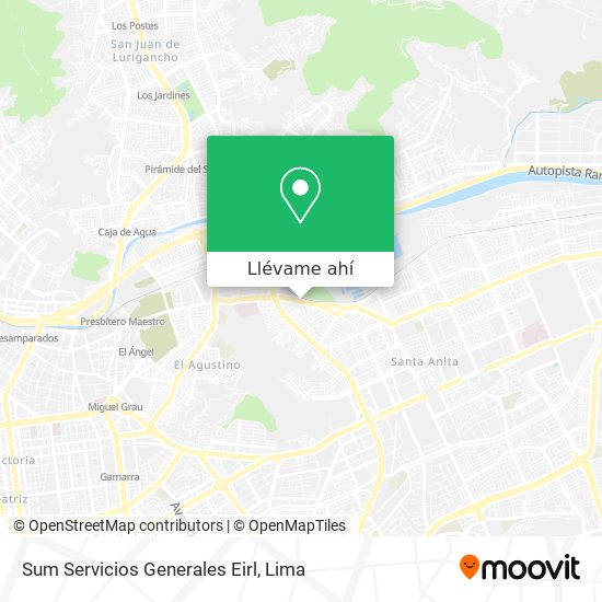 Mapa de Sum Servicios Generales Eirl