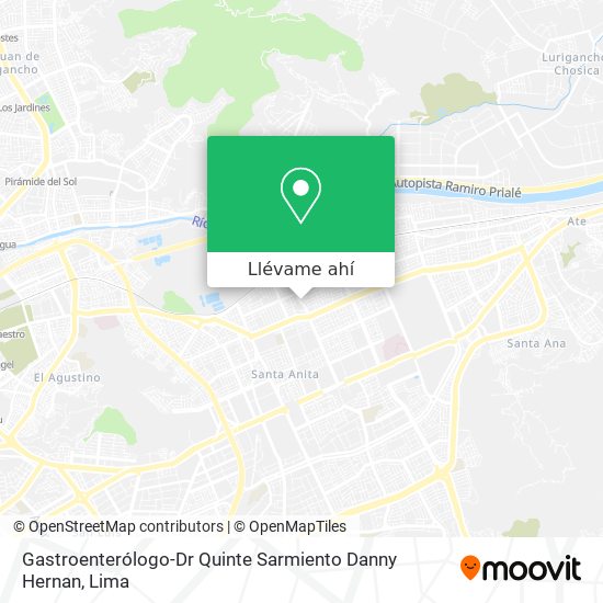 Mapa de Gastroenterólogo-Dr Quinte Sarmiento Danny Hernan