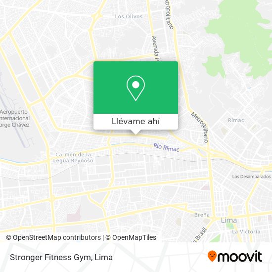Mapa de Stronger Fitness Gym