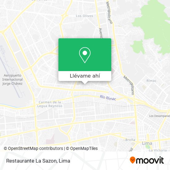 Mapa de Restaurante La Sazon
