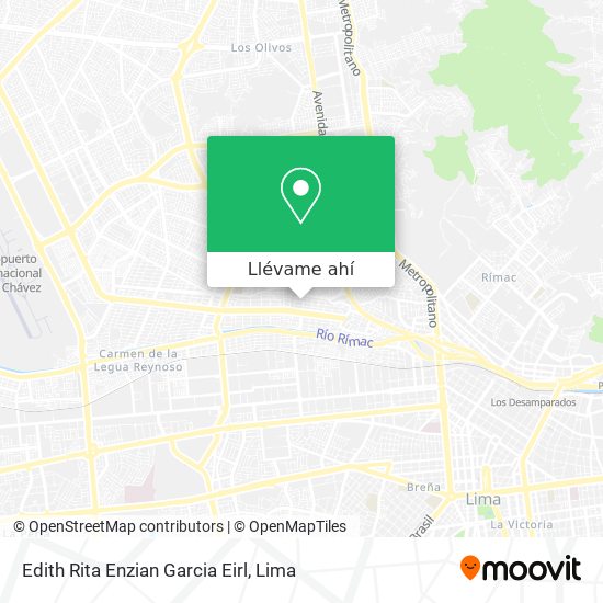 Mapa de Edith Rita Enzian Garcia Eirl