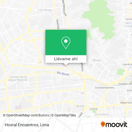 Mapa de Hostal Encuentros