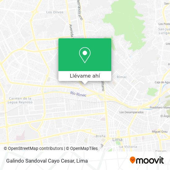 Mapa de Galindo Sandoval Cayo Cesar