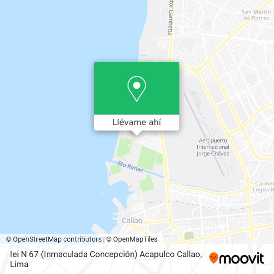 Mapa de Iei N 67 (Inmaculada Concepción) Acapulco Callao