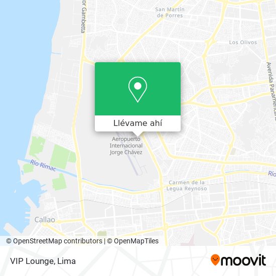 Mapa de VIP Lounge