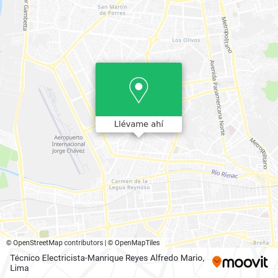 Mapa de Técnico Electricista-Manrique Reyes Alfredo Mario