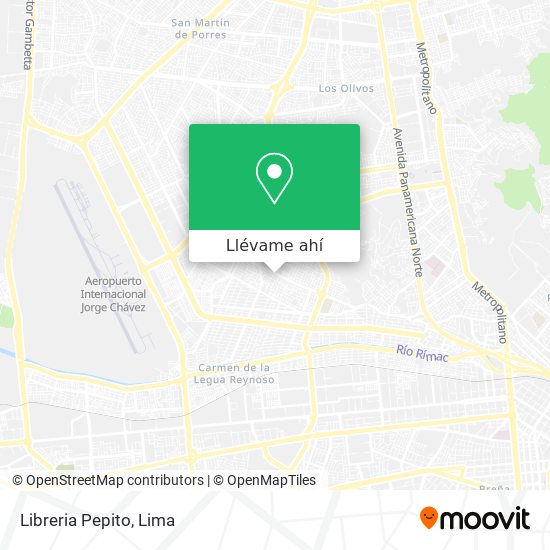 Mapa de Libreria Pepito