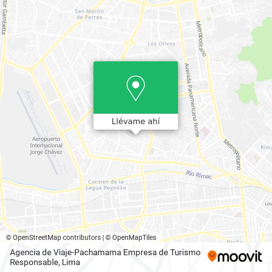 Mapa de Agencia de Viaje-Pachamama Empresa de Turismo Responsable