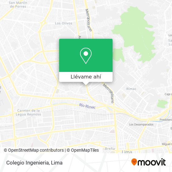 Mapa de Colegio Ingenieria