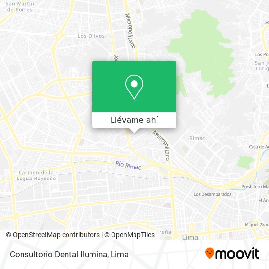 Mapa de Consultorio Dental Ilumina