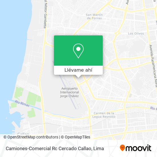 Mapa de Camiones-Comercial Rc Cercado Callao