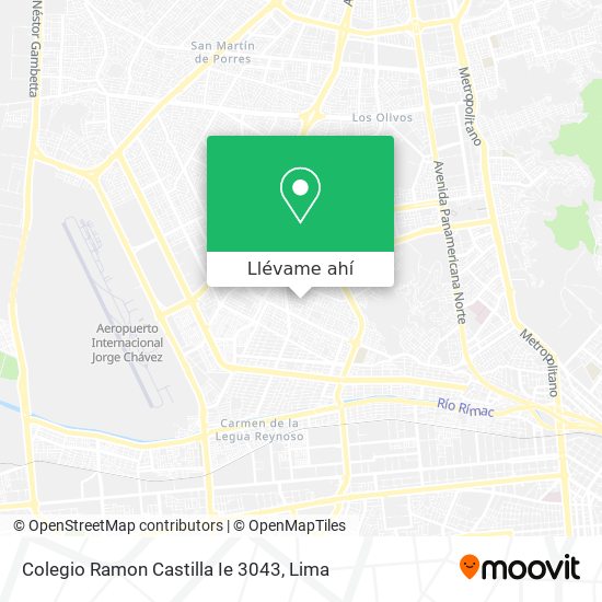 Mapa de Colegio Ramon Castilla Ie 3043