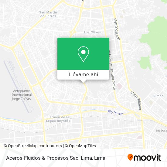 Mapa de Aceros-Fluidos & Procesos Sac. Lima