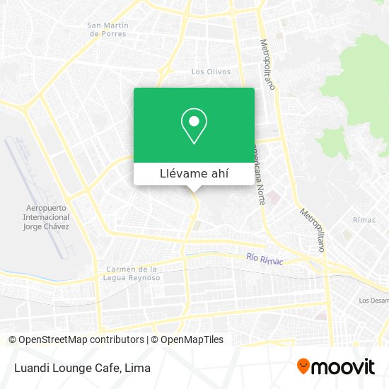 Mapa de Luandi Lounge Cafe
