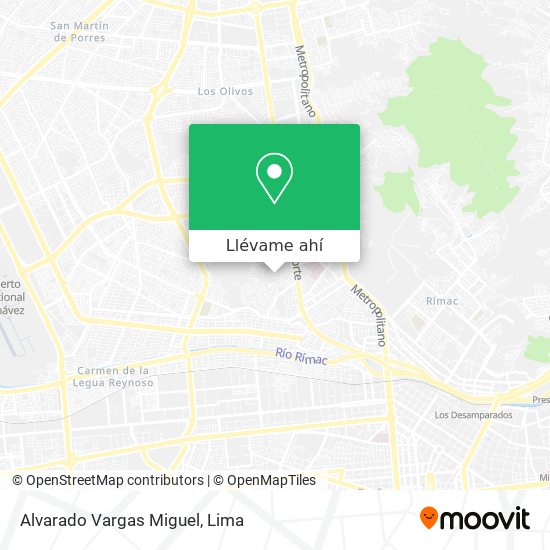 Mapa de Alvarado Vargas Miguel