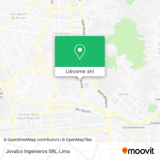 Mapa de Jovalco Ingenieros SRL