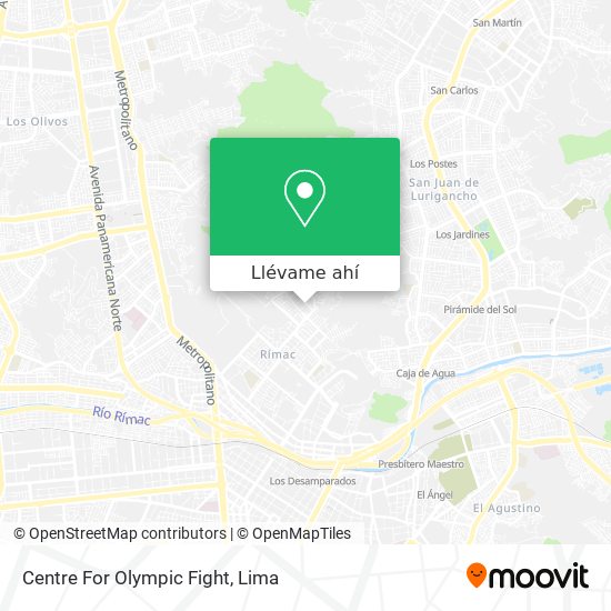 Mapa de Centre For Olympic Fight