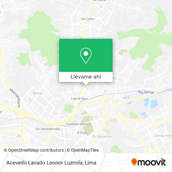 Mapa de Acevedo Lavado Leonor Luzmila