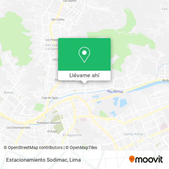 Mapa de Estacionamiento Sodimac