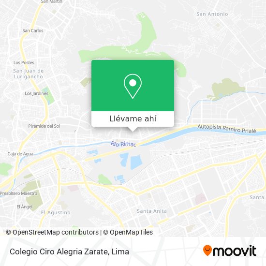 Mapa de Colegio Ciro Alegria Zarate