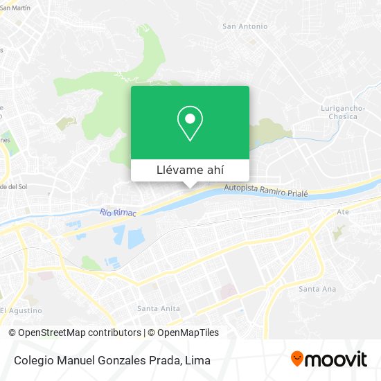 Mapa de Colegio Manuel Gonzales Prada