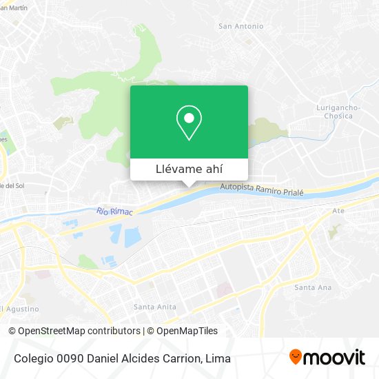 Mapa de Colegio 0090 Daniel Alcides Carrion