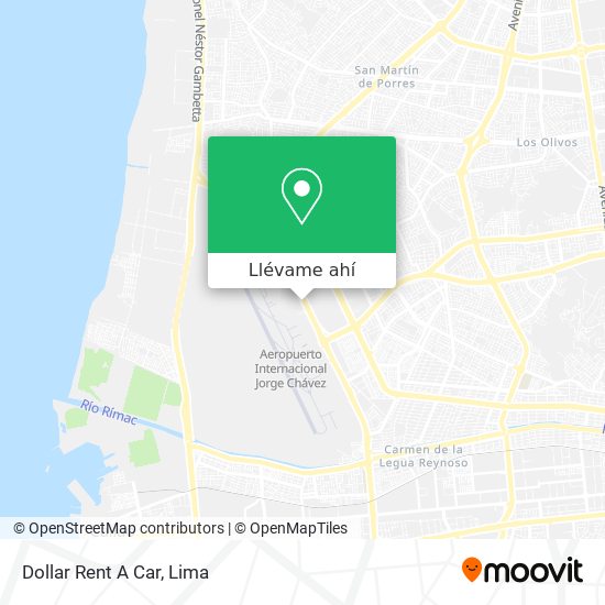 Mapa de Dollar Rent A Car