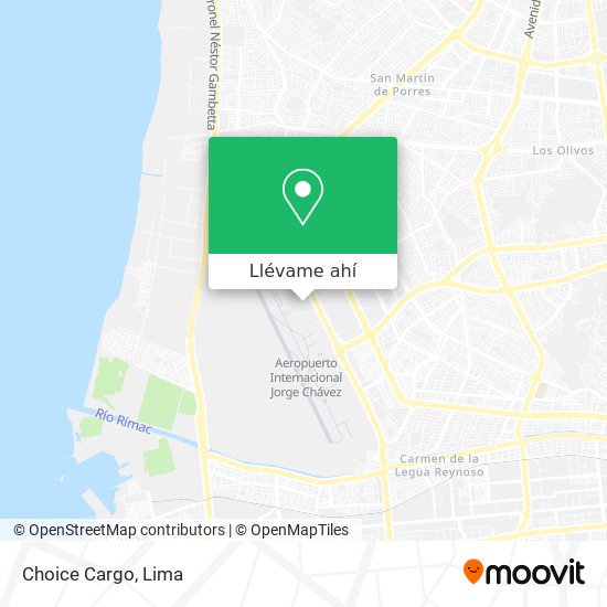 Mapa de Choice Cargo