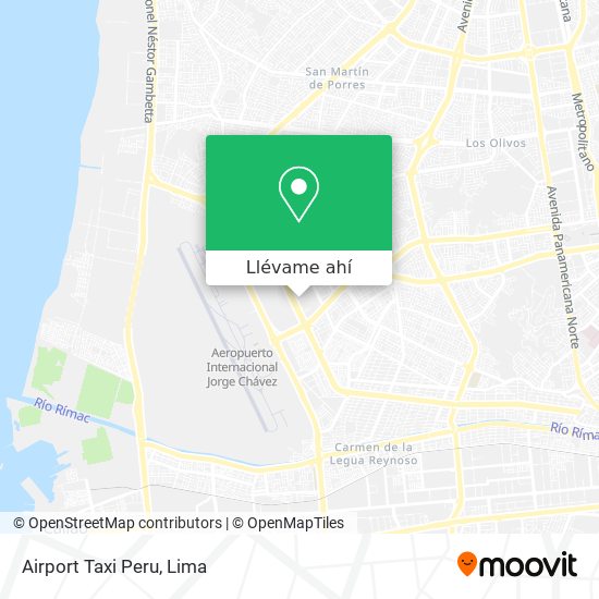Mapa de Airport Taxi Peru