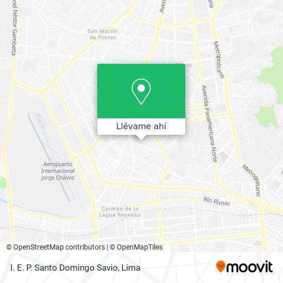 Mapa de I. E. P. Santo Domingo Savio