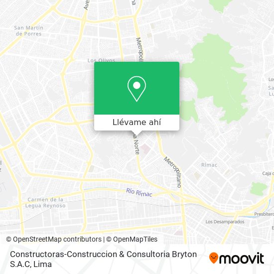 Mapa de Constructoras-Construccion & Consultoria Bryton S.A.C