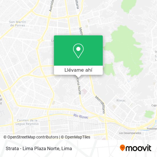 Mapa de Strata - Lima Plaza Norte