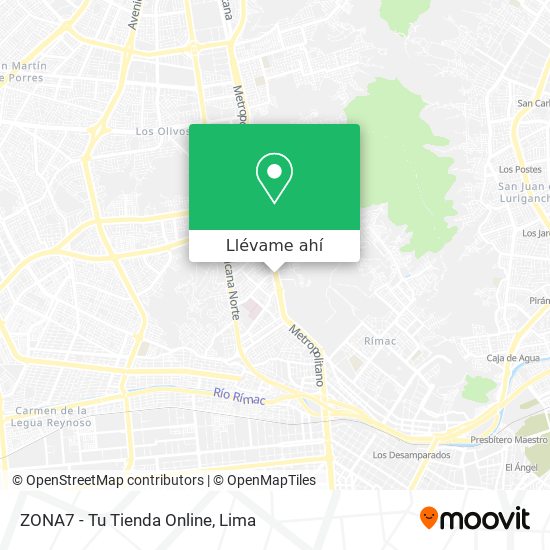 Mapa de ZONA7 - Tu Tienda Online
