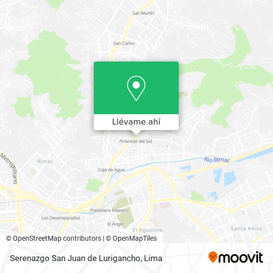 Mapa de Serenazgo San Juan de Lurigancho