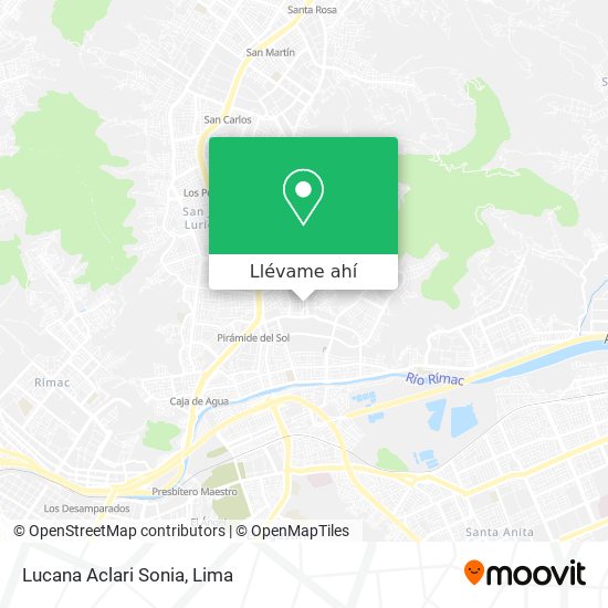Mapa de Lucana Aclari Sonia