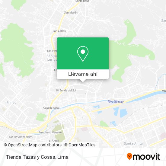 Mapa de Tienda Tazas y Cosas