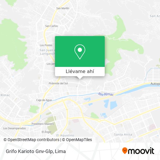 Mapa de Grifo Karioto Gnv-Glp