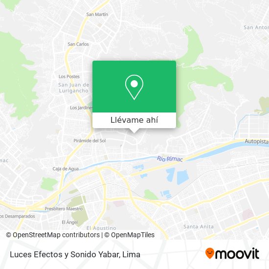 Mapa de Luces Efectos y Sonido Yabar