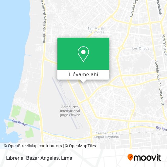 Mapa de Libreria -Bazar Angeles