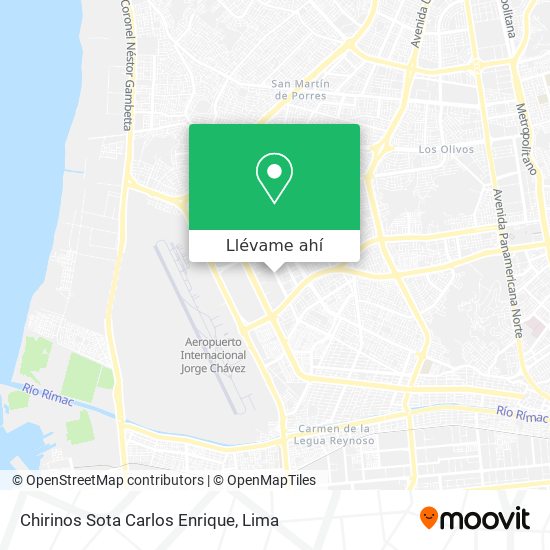 Mapa de Chirinos Sota Carlos Enrique