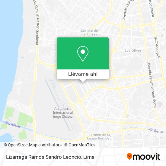Mapa de Lizarraga Ramos Sandro Leoncio