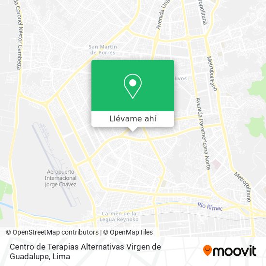Mapa de Centro de Terapias Alternativas Virgen de Guadalupe