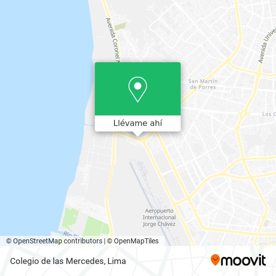 Mapa de Colegio de las Mercedes