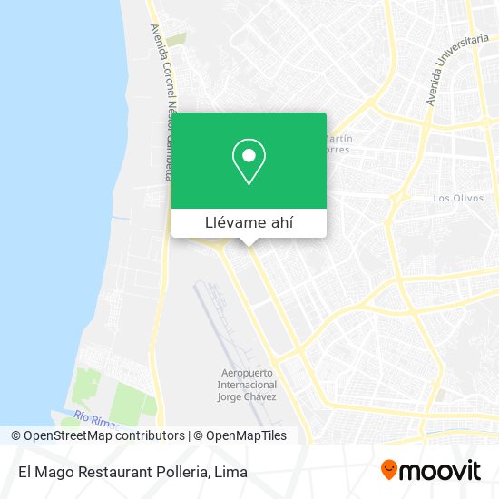 Mapa de El Mago Restaurant Polleria